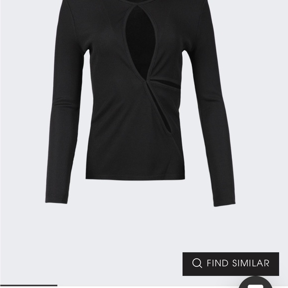 Christopher Esber long sleeve top black
Knit shirt with cutouts
Anglaise
NWT - Picture 9 of 10